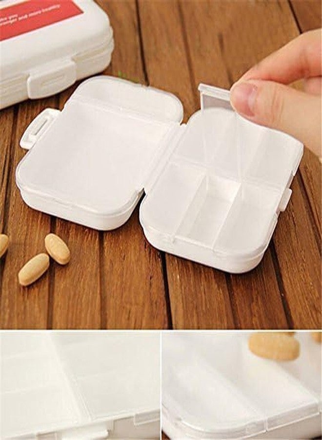 ZURITY Medicine Organizer Box Portable Medicine Box for Home 8 Compartments Pill Organizer Small Pill Case for Travel Daily Use. - Image 2